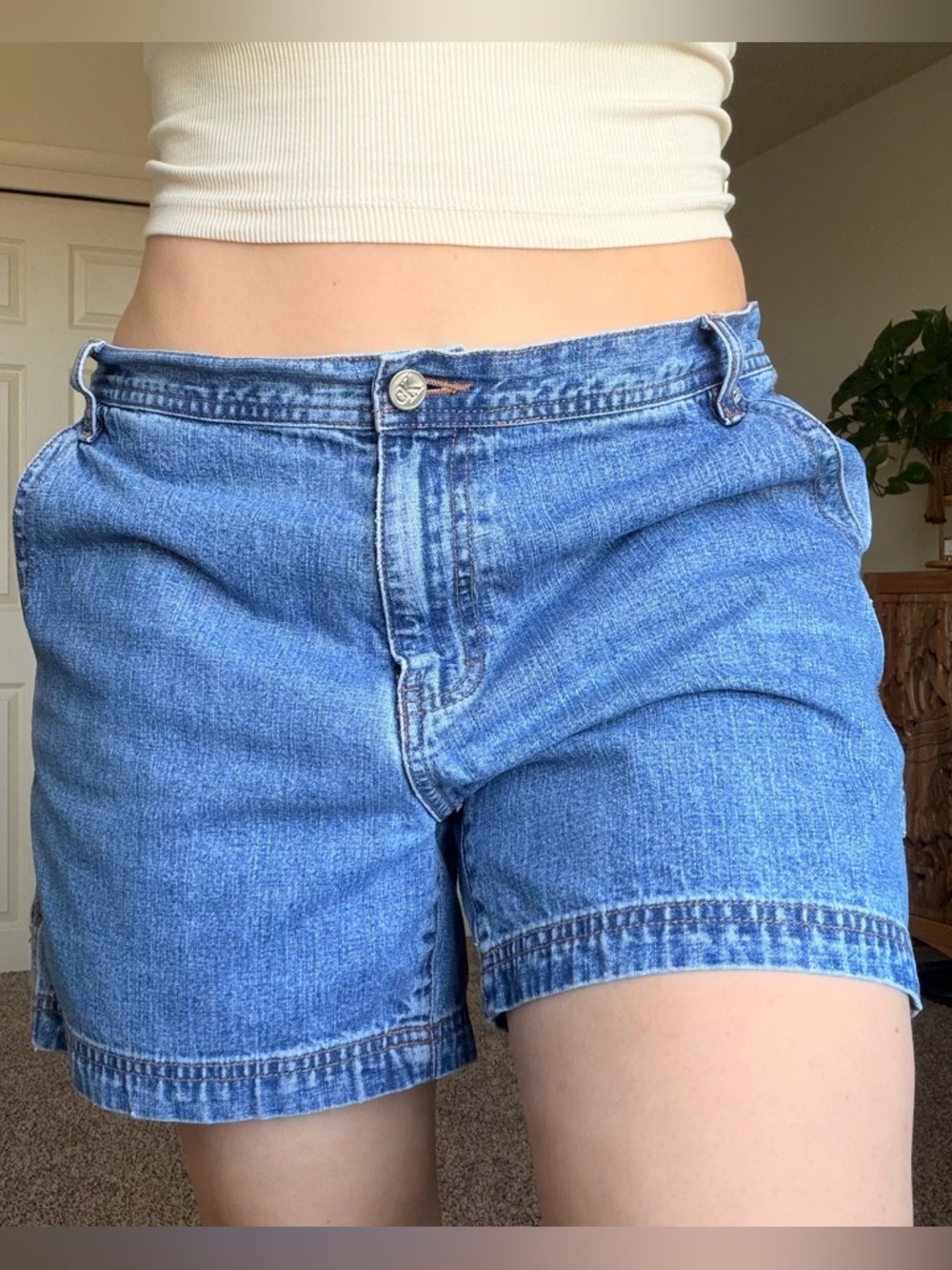Vintage 90s Calvin Klein Carpenter Shorts